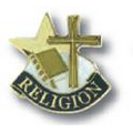 Academic Achievement Pin - "Religion"